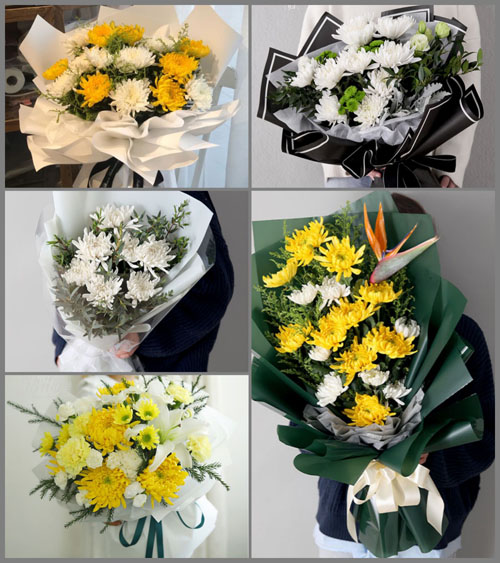 河北沧州泊头市交河镇白事花束代送